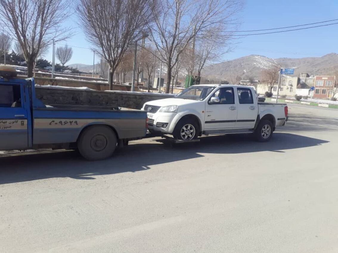 حمل خودرو توقیفی در خنداب