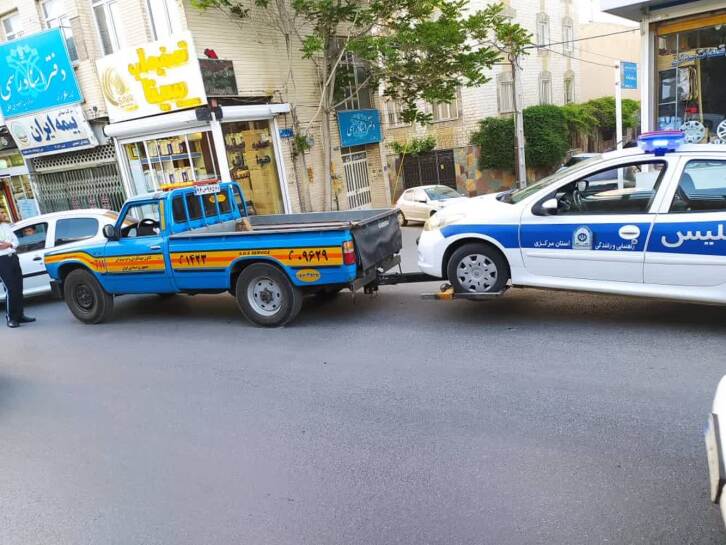 همکاری امداد خودرو و پلیس